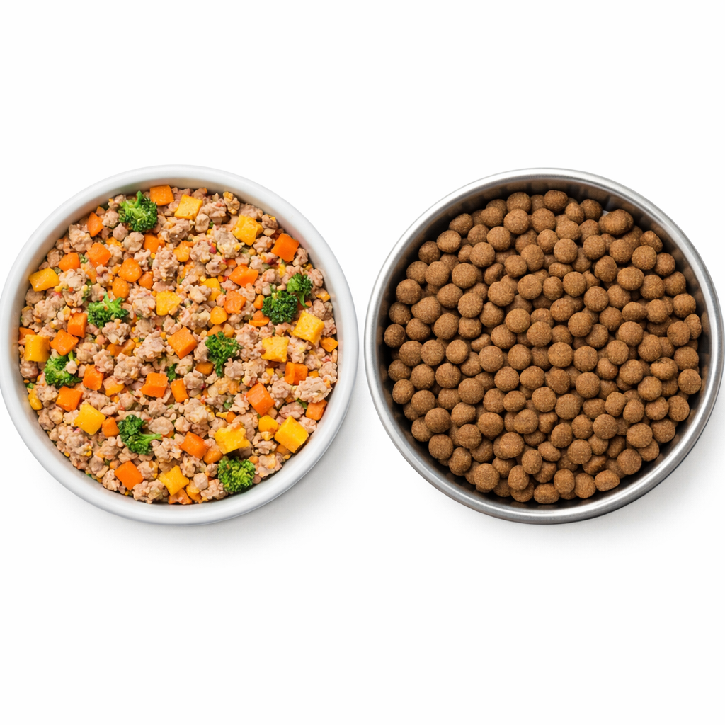 Fresh Food vs Kibble — What’s the Real Difference for Your Pet?